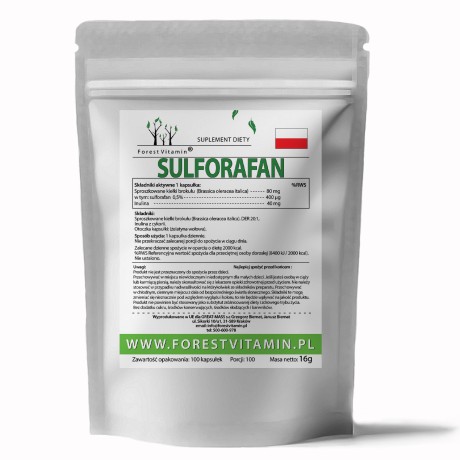 Przejdź do produktu Forest Vitamin® Sulforafan 400 µg - 100 Kapsułek