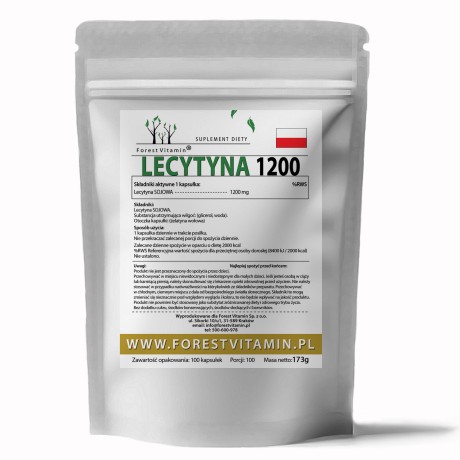 Przejdź do produktu Forest Vitamin® LECYTYNA 1200 mg - 100 Kapsułek Żelowych