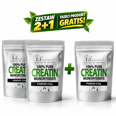 Przejdź do produktu Forest Vitamin - Monohydrat Kreatyny 500g  2+1